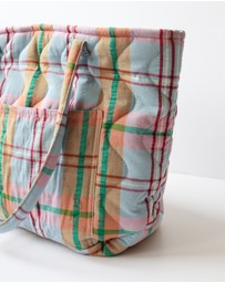 Mosey Me - Confetti Plaid Quilted Bag