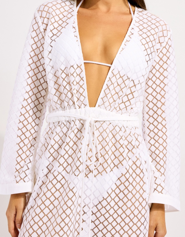 Seafolly - Gathered Lace Cover Up