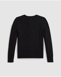 Polo Ralph Lauren - Metallic Mini-Cable Cardigan - ICONIC EXCLUSIVE - Babies-Kids