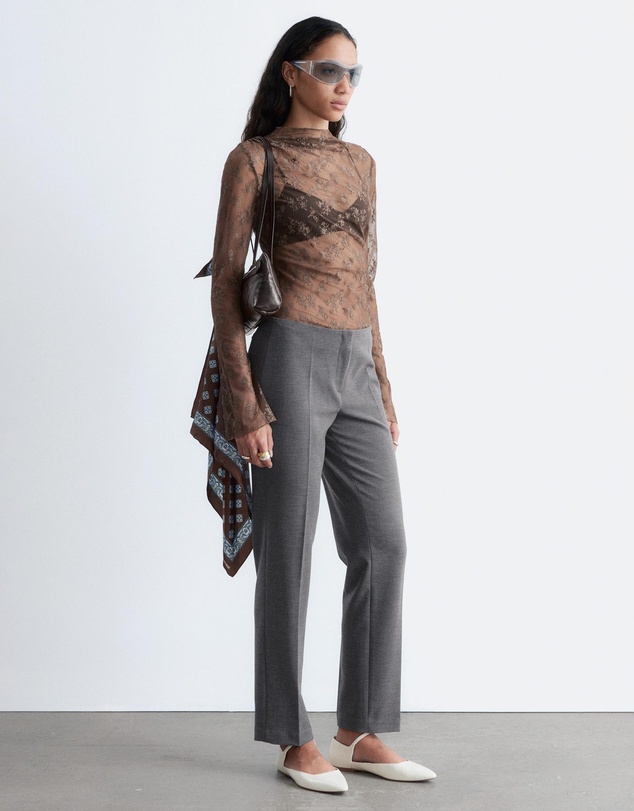 & Other Stories - LS Lace Top