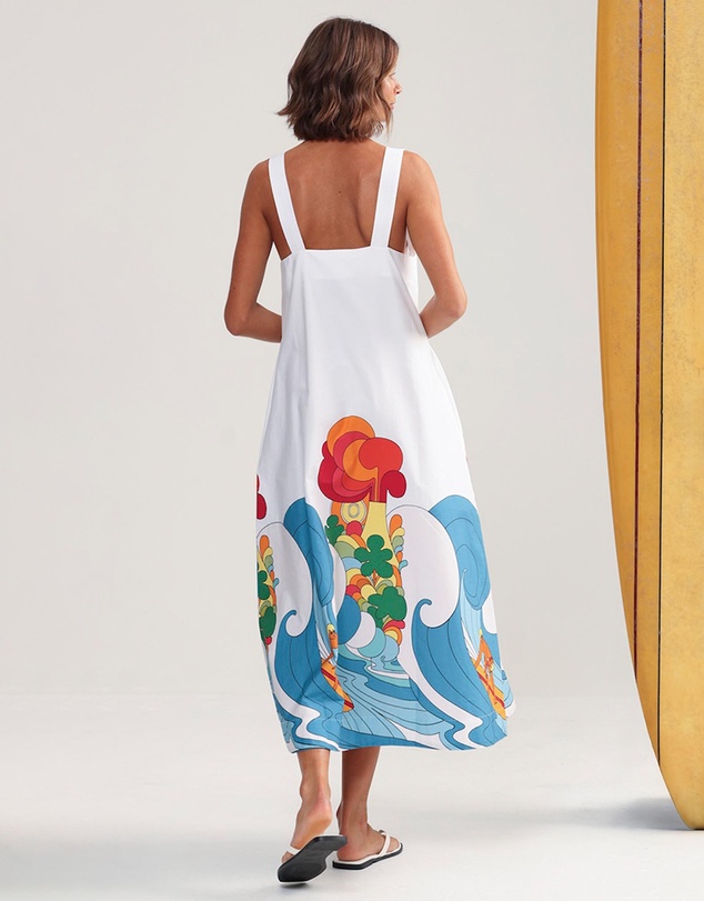 Binny - Hang Ten Midi Dress