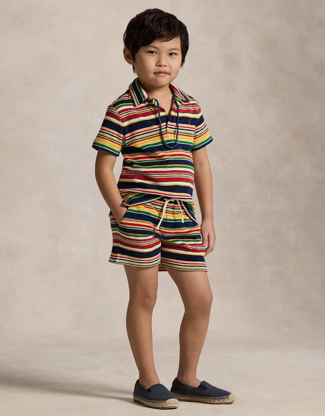 Polo Ralph Lauren - Striped Cotton Terry Shorts - ICONIC EXCLUSIVE - Babies-Kids