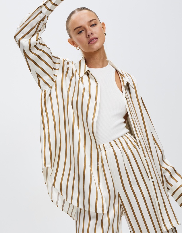 Assembly Label - Italian Jacquard Stripe Shirt
