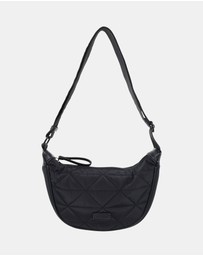 Pierre Cardin - Pierre Cardin Ladies Nylon Crescent Cross-Body Bag