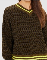 The Upside - Castilla Clementine Knit Crew Jumper