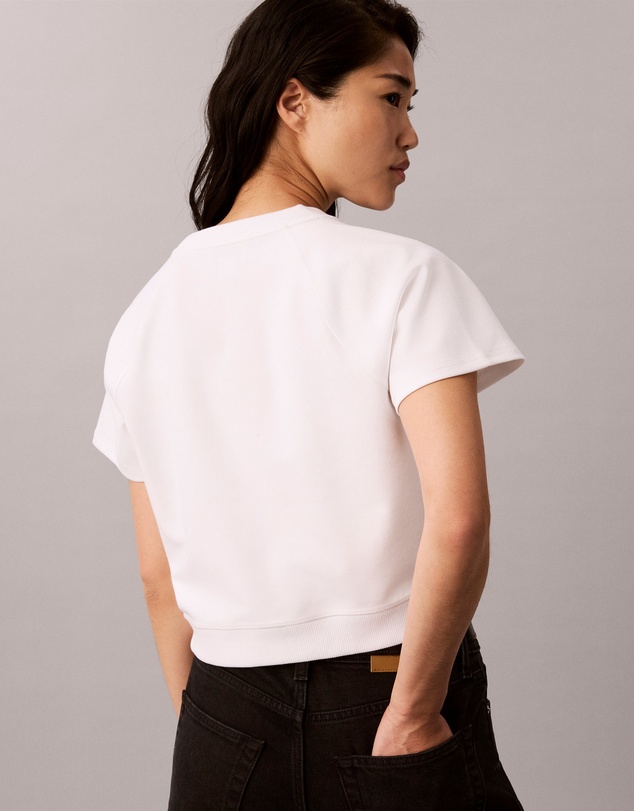 Calvin Klein Jeans - Monologo Interlock Cropped Tee