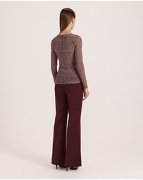 SABA - Ohio High Neck Long Sleeve Mesh Top