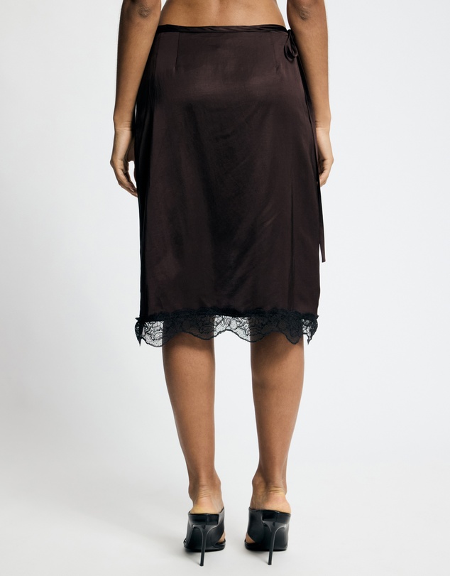 Lover - Thea Lace Trim Wrap Skirt
