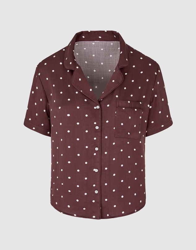 Hunkemoller - Satin Print Sleep Shirt