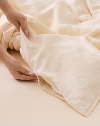 Sheet Society - Eve Linen Quilt Cover Set