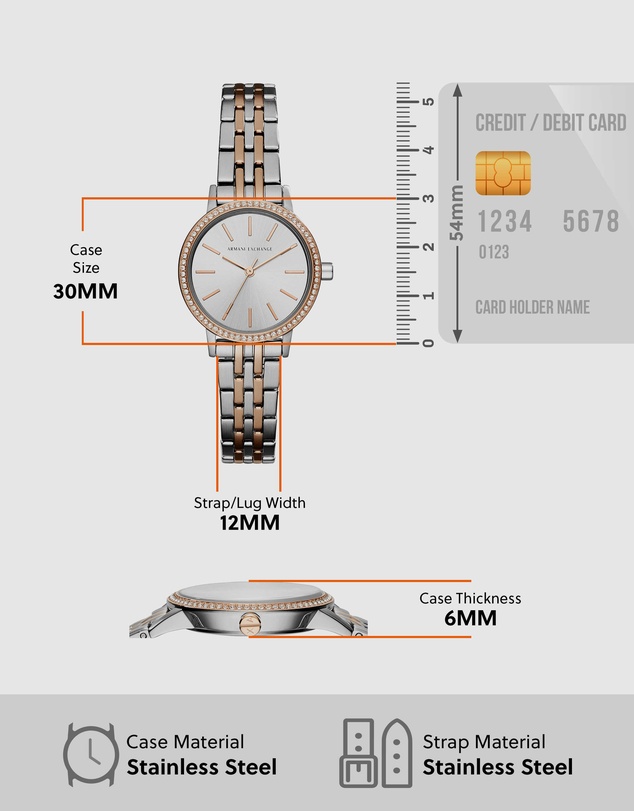 Armani Exchange - Two Tone Analogue Watch
