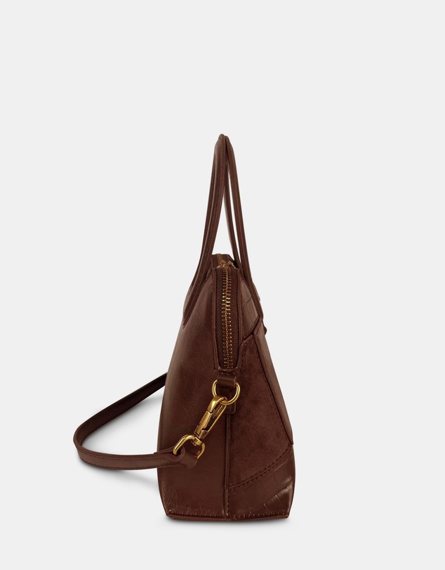 Steve Madden - BRomey Ml Brown Top Handle Bag