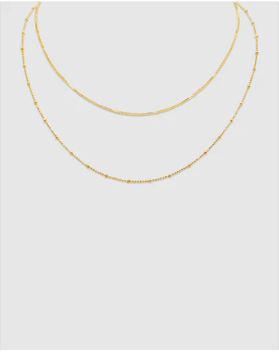 Ichu - Layers Necklace Gold