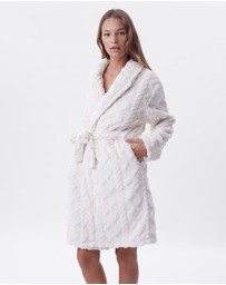 Bras N Things - Kaia Short Gown - Ivory