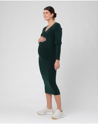 Ripe Maternity - Heidi Nursing Knit Dress