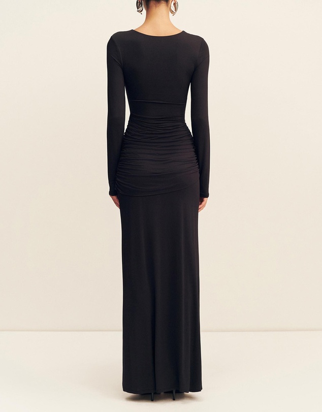 Shona Joy - Miro LS Gathered Maxi Dress