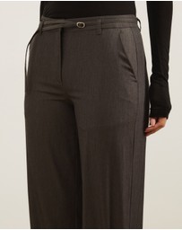 Atmos&Here - Rumi Straight Leg Trousers With Belt