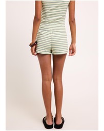 Subtitled - Capri Striped Shorts