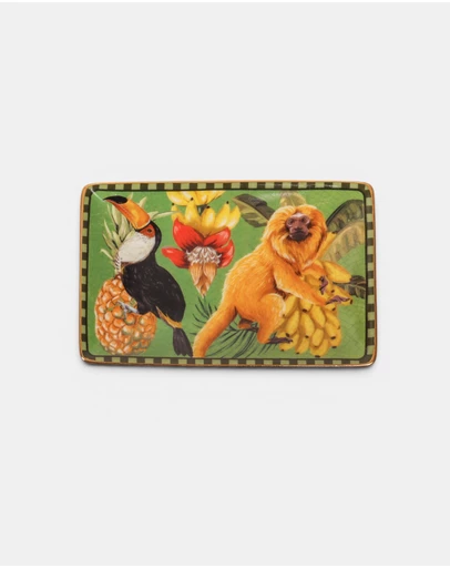 La La Land - Rectangle Trinket Tray Brazilian Summer Monkey
