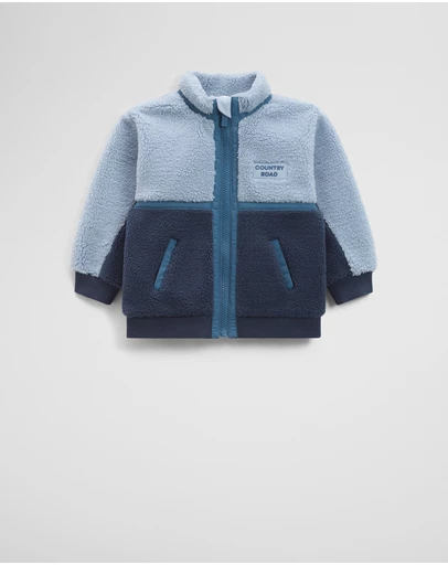 Country Road - Sherpa Zip Through Jacket