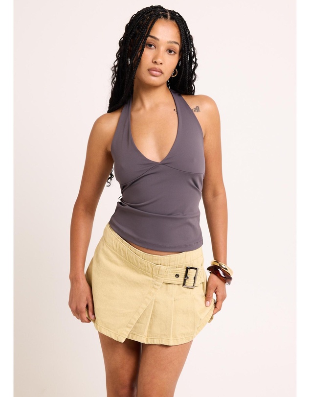 General Pants Co. Basics - Plunge Halter Top