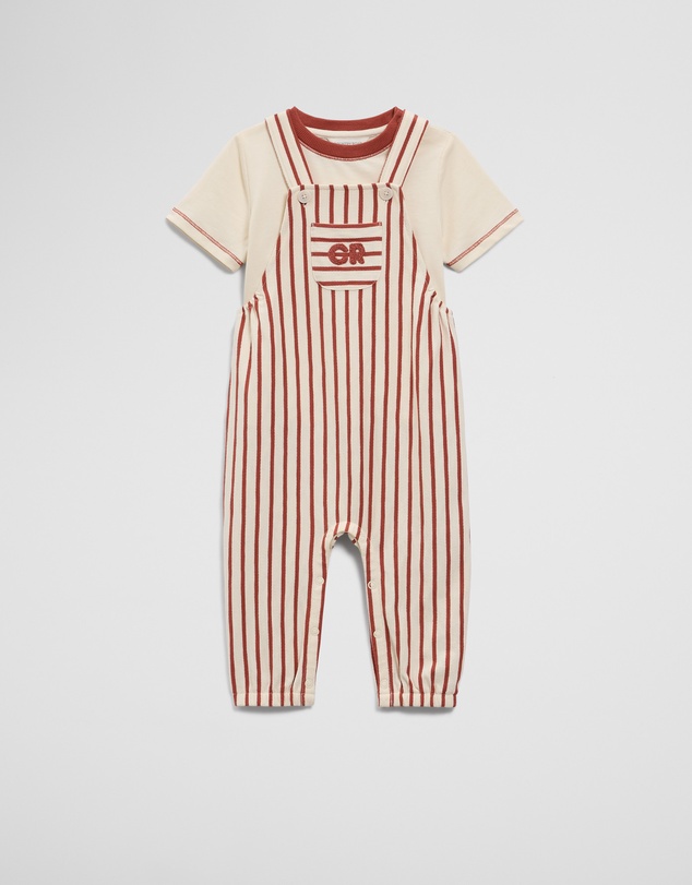 Country Road - Organically Grown Cotton Jersey Short Sleeve Overall Set