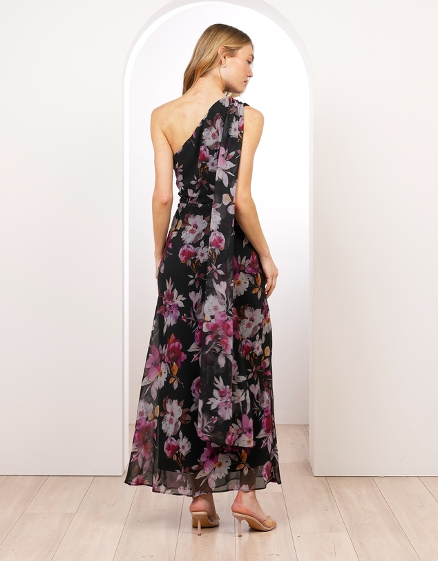 Pilgrim - Stella One Shoulder Scarf Gown