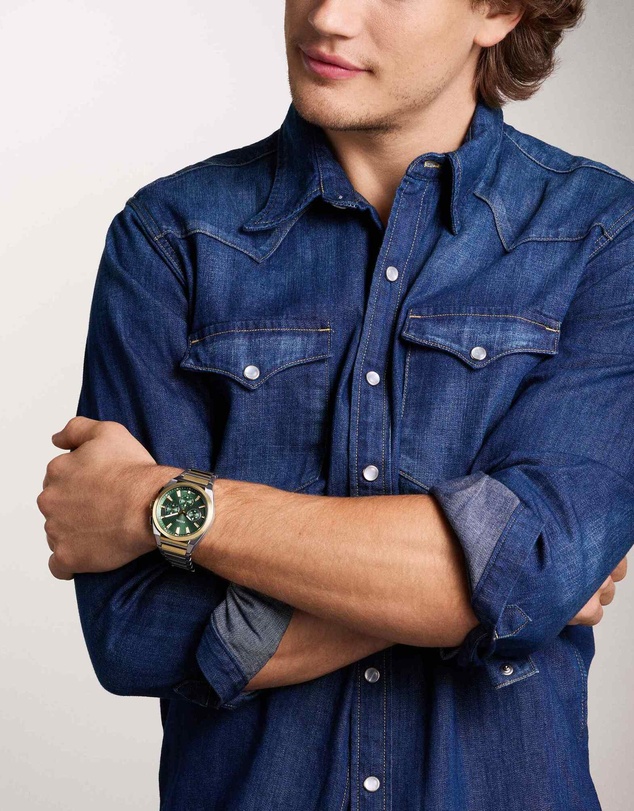 Fossil - Everett Two Tone Chronograph Watch