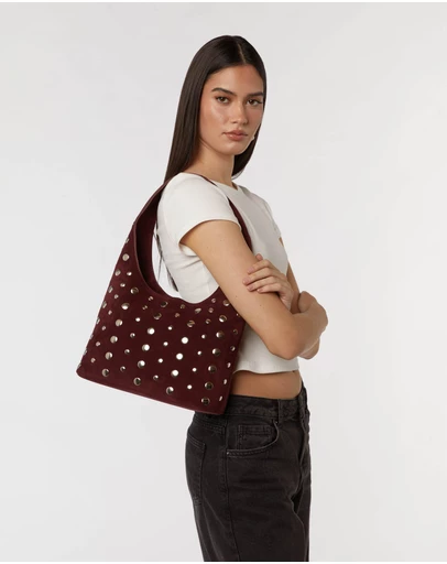 PETA AND JAIN - Jenni Studded Hobo Bag