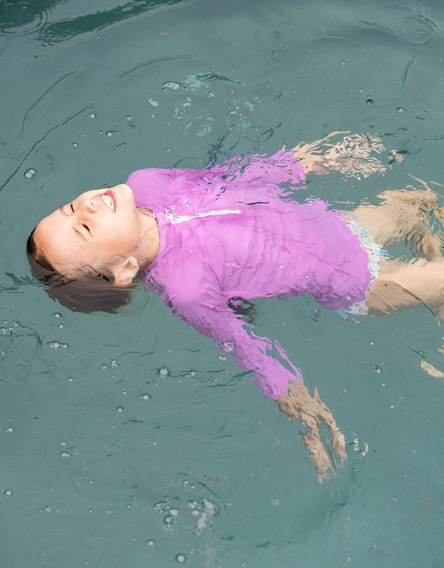 Splash About - Long Sleeve Rashies - Lilac Spring & Purple