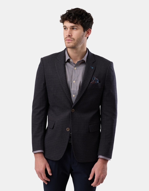 Brooksfield - Tonal Winter Check Blazer