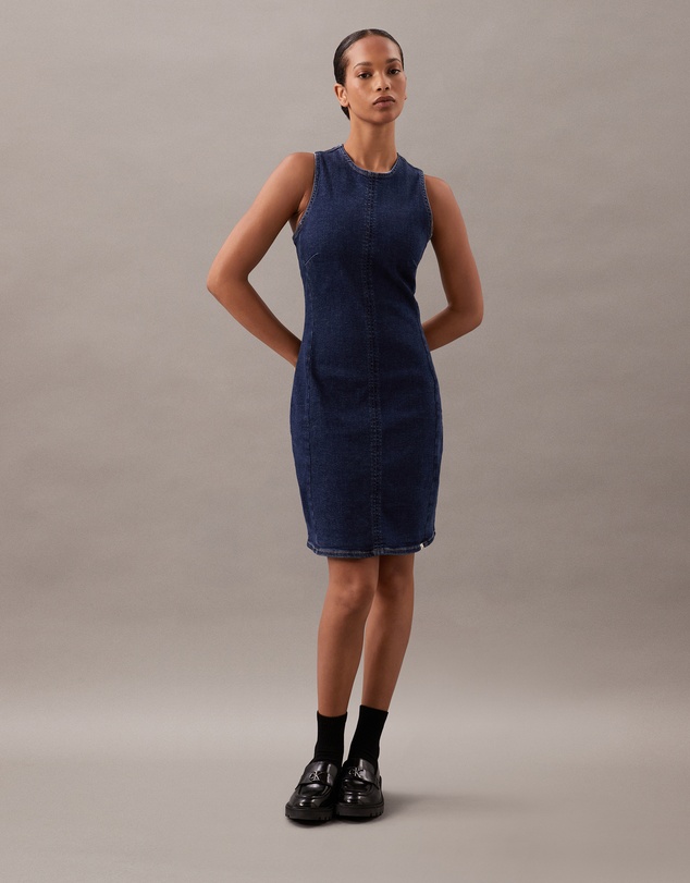 Calvin Klein Jeans - Denim Bodycon Mini Dress