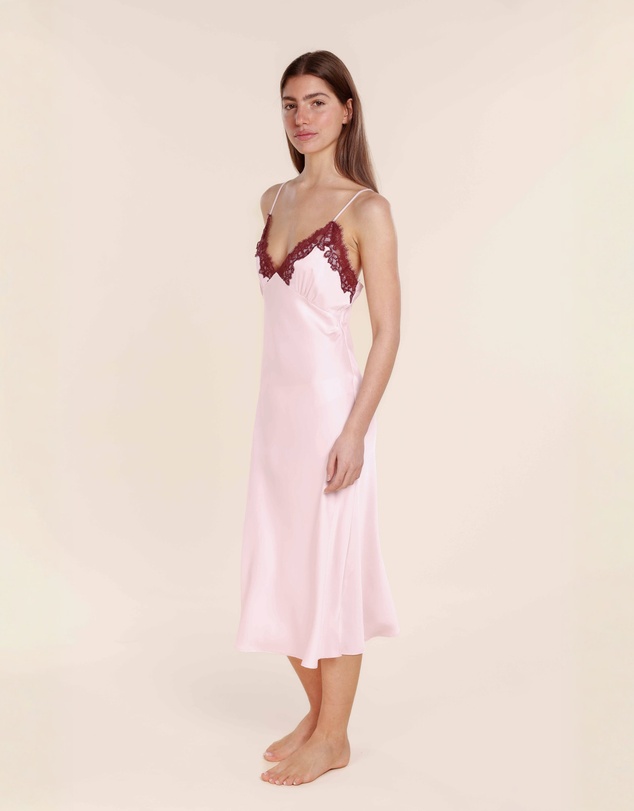 Gingerlilly - Magnolia Silky Satin Long Gown