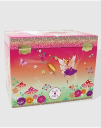 Pink Poppy - Unicorn & The Pixie Fairy Musical Jewellery Storage Box