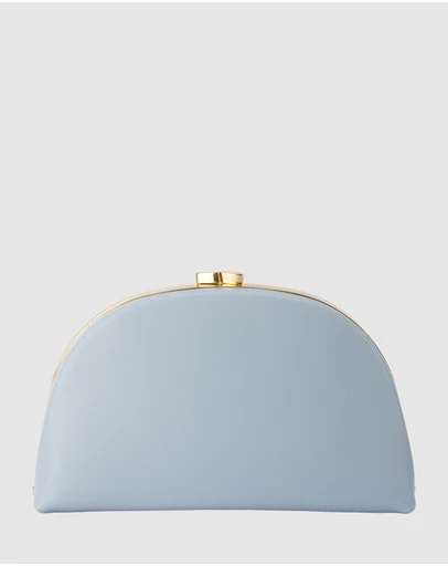 Olga Berg - Celeste Curved Clutch