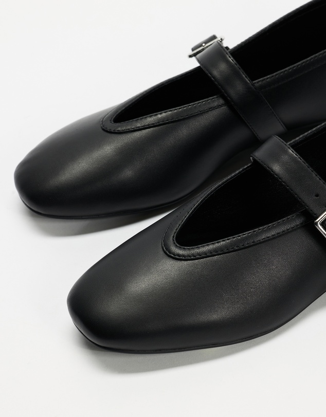 Atmos&Here - Riley Leather Ballet Flats