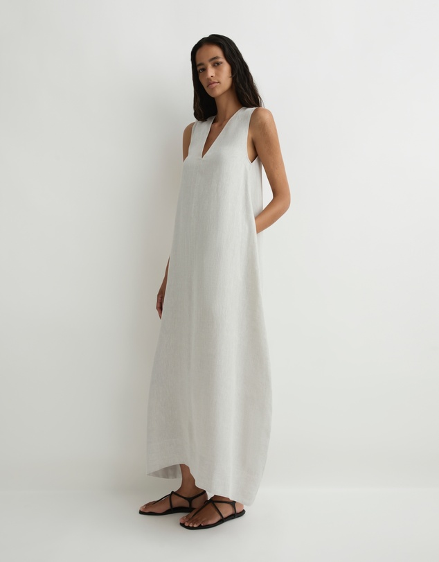 BONDI BORN - Delphi Cocoon Dress - Dove