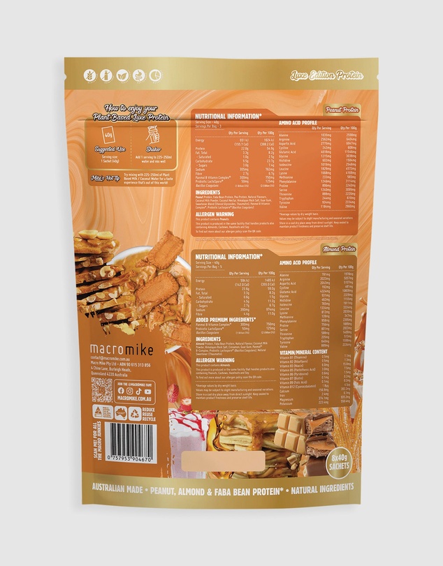 Macro Mike - Mixed Premium Plant Protein - 8x40g