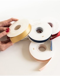 Bespoke Letterpress - Shimmer Satin Ribbon - Gold - 30 Meters