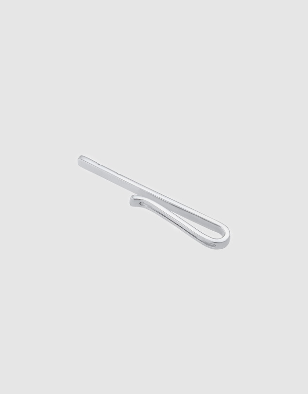Kuzzoi - ICONIC EXCLUSIVE - Grooved Tie Pin in 925 Silver