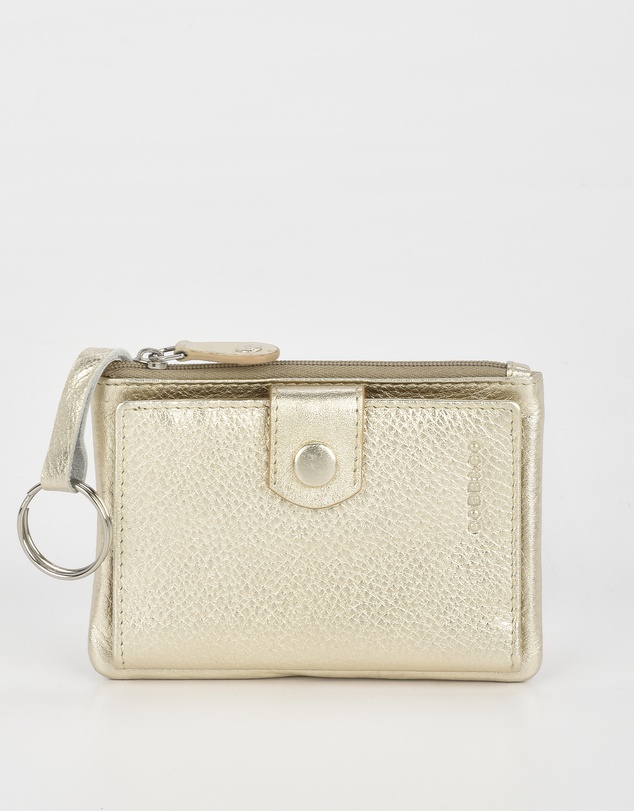 Cobb & Co - Collins Metallic RFID Safe Leather Wallet and Coin Purse