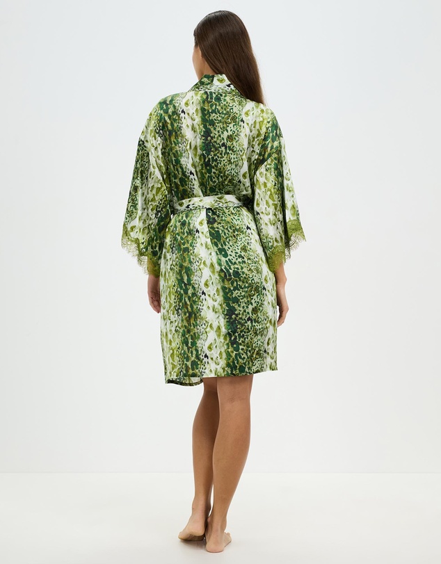Sainted Sisters - Scarlett Silk Kimono