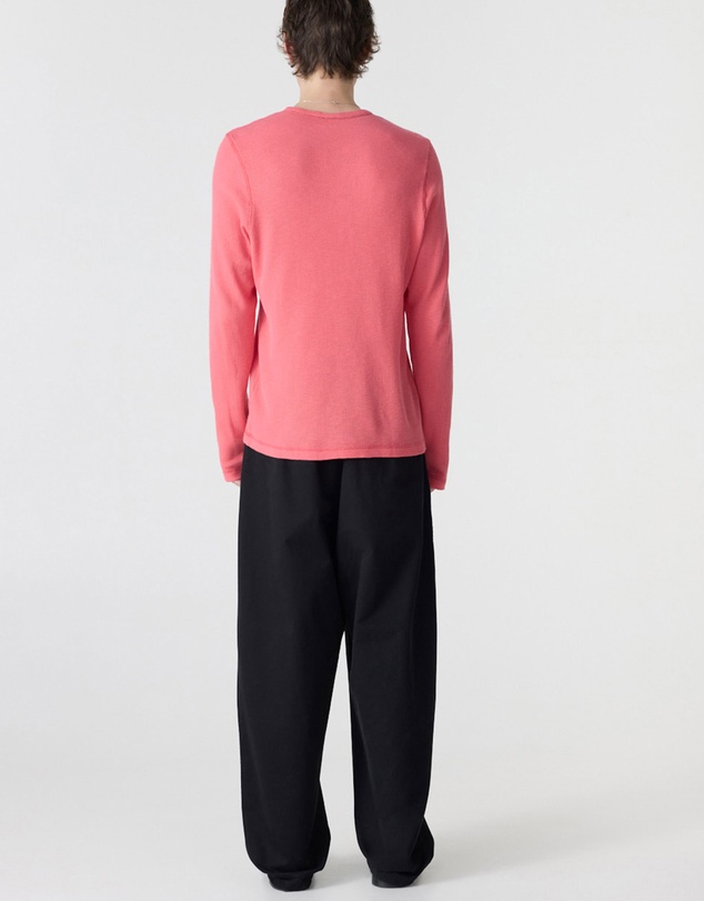 Bassike - Waffle Slouch Placket T-Shirt