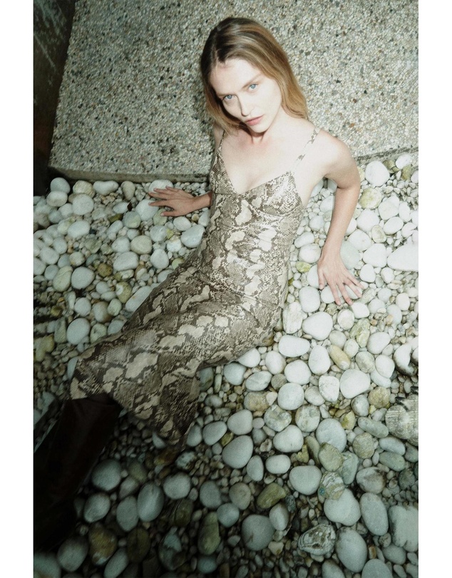 Bardot - Estine Faux Snakeskin Dress