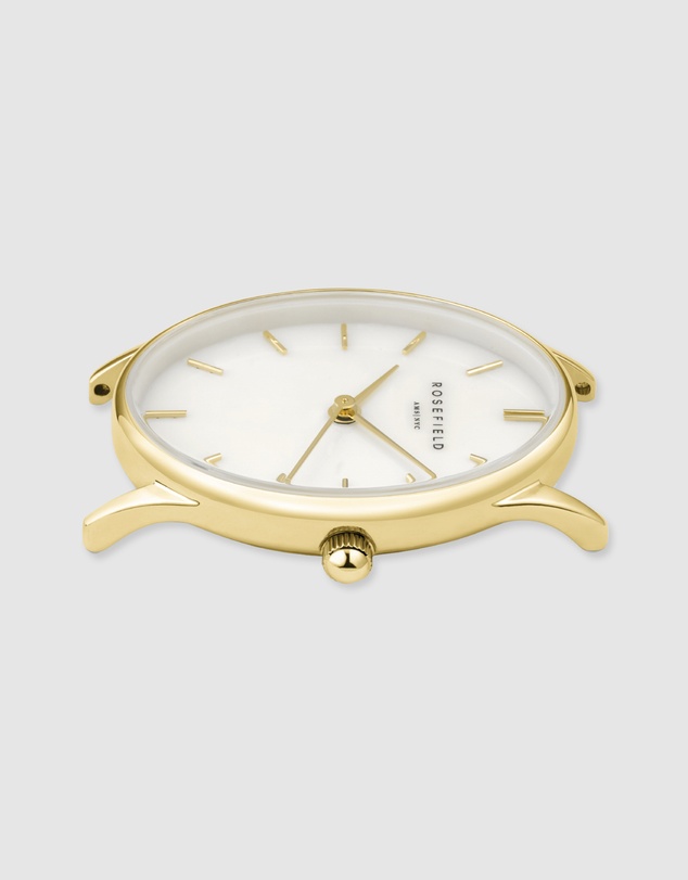 Rosefield - The Oval - Gold Tone Mesh Band