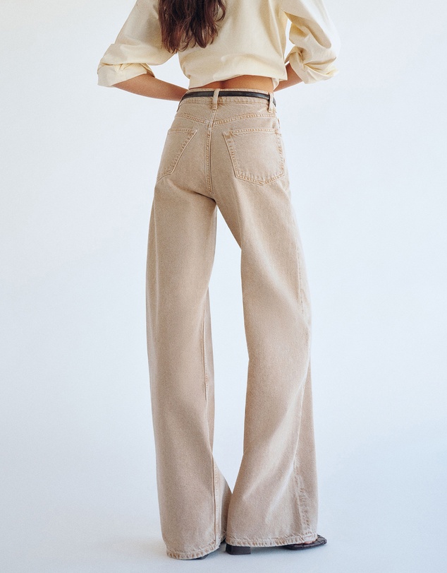 Reformation - Cary High Rise Slouchy Wide Leg Jeans
