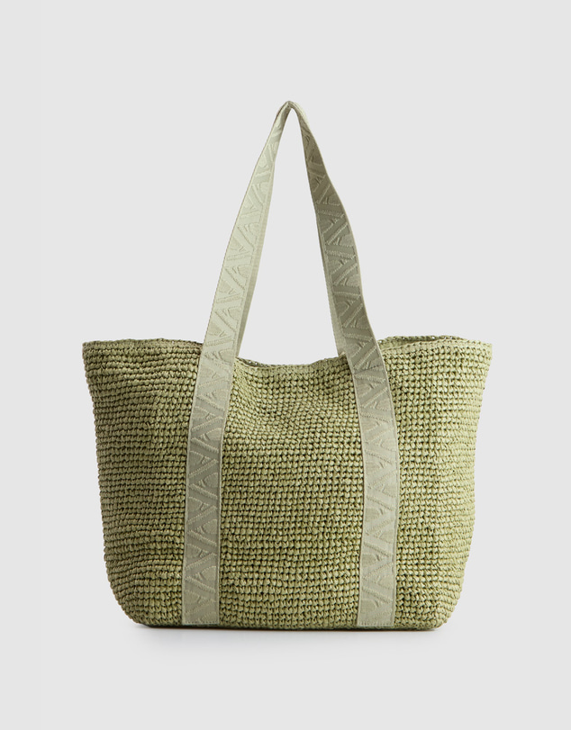 AYA - Fallon Large Straw Tote Bag