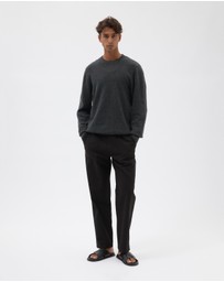 AERE - Premium Wool Crew Neck Knit Jumper