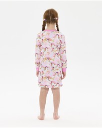 Rock Your Kid - Unicorn Pony Colour Pop Long Sleeve Lily Nightie