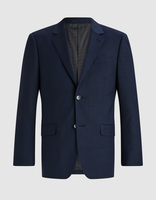 Tarocash - Ty Slim Check Wool Suit Jkt